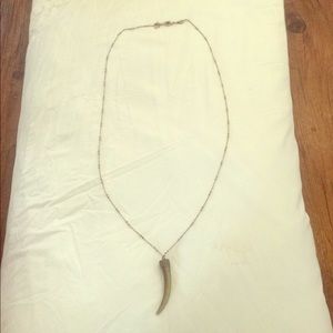 Urban Outfitters horn necklace
